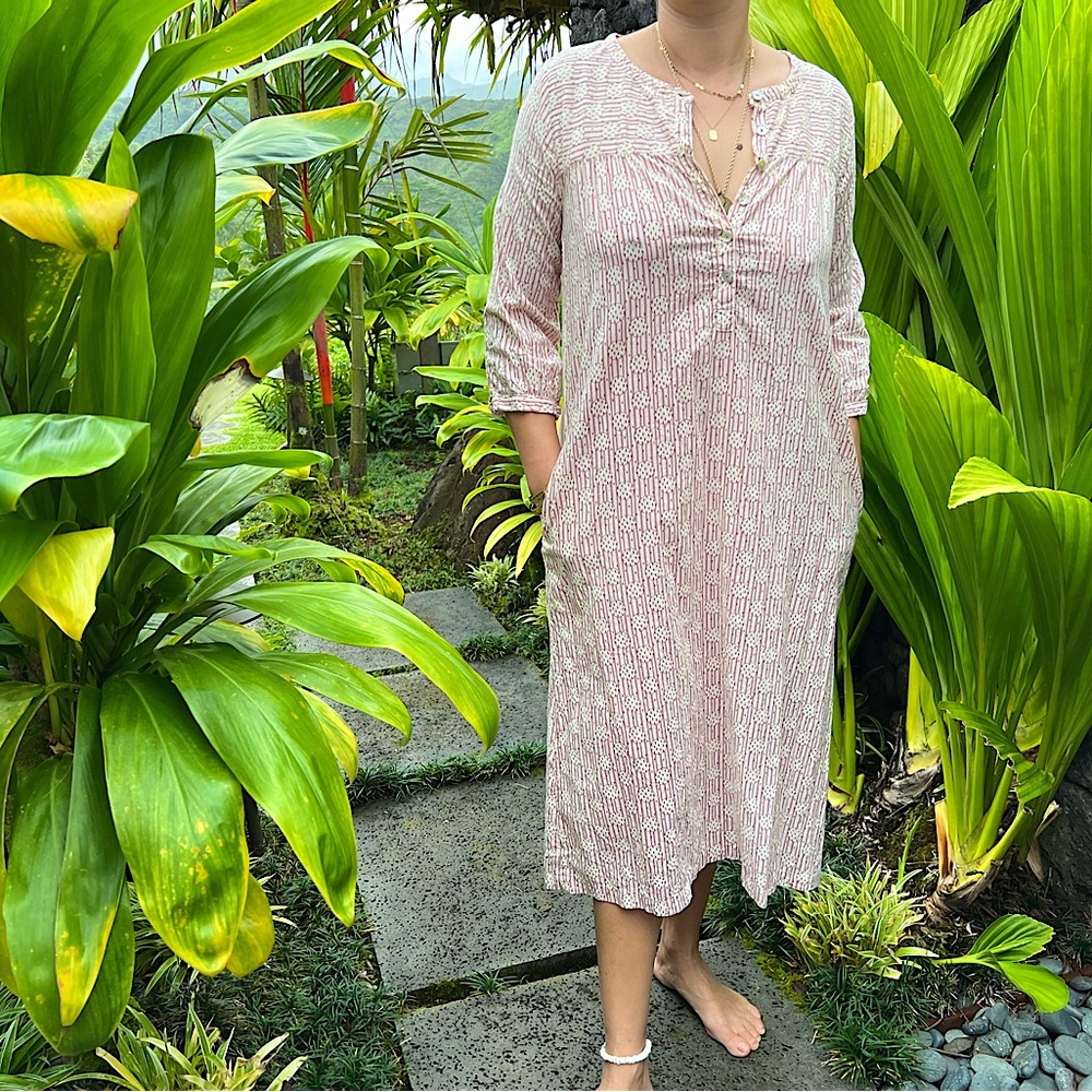 Sweet, easy soft cotton caftan